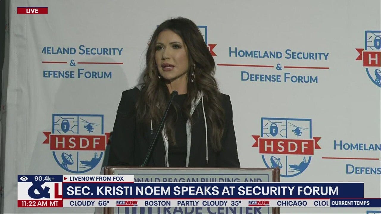 Sec. Noem remarks at security forum