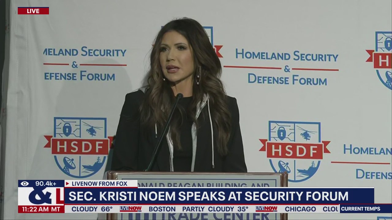 Sec. Noem remarks at security forum