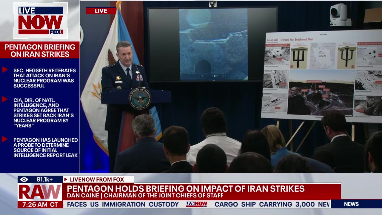 Pentagon says Iran nuclear plant was dismantled