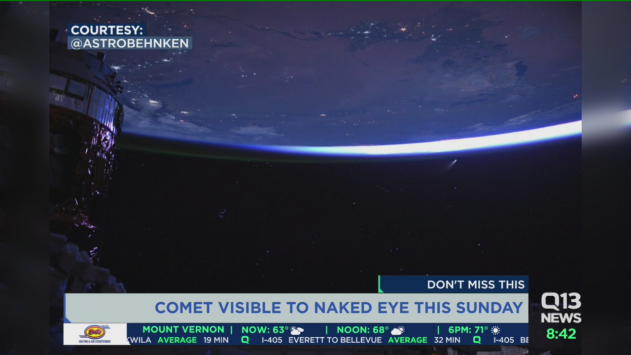 Comet visible to the naked eye this weekend