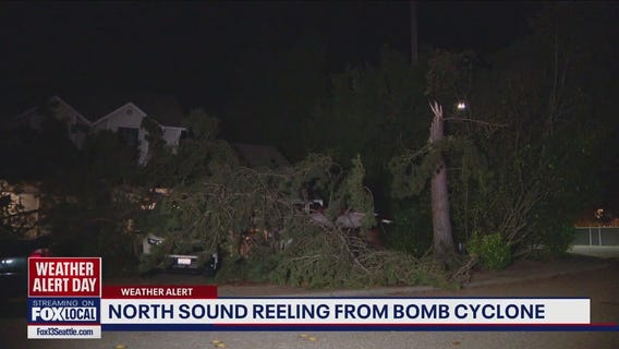 North Sound reeling from bomb cyclone