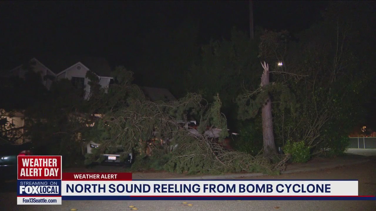 North Sound reeling from bomb cyclone