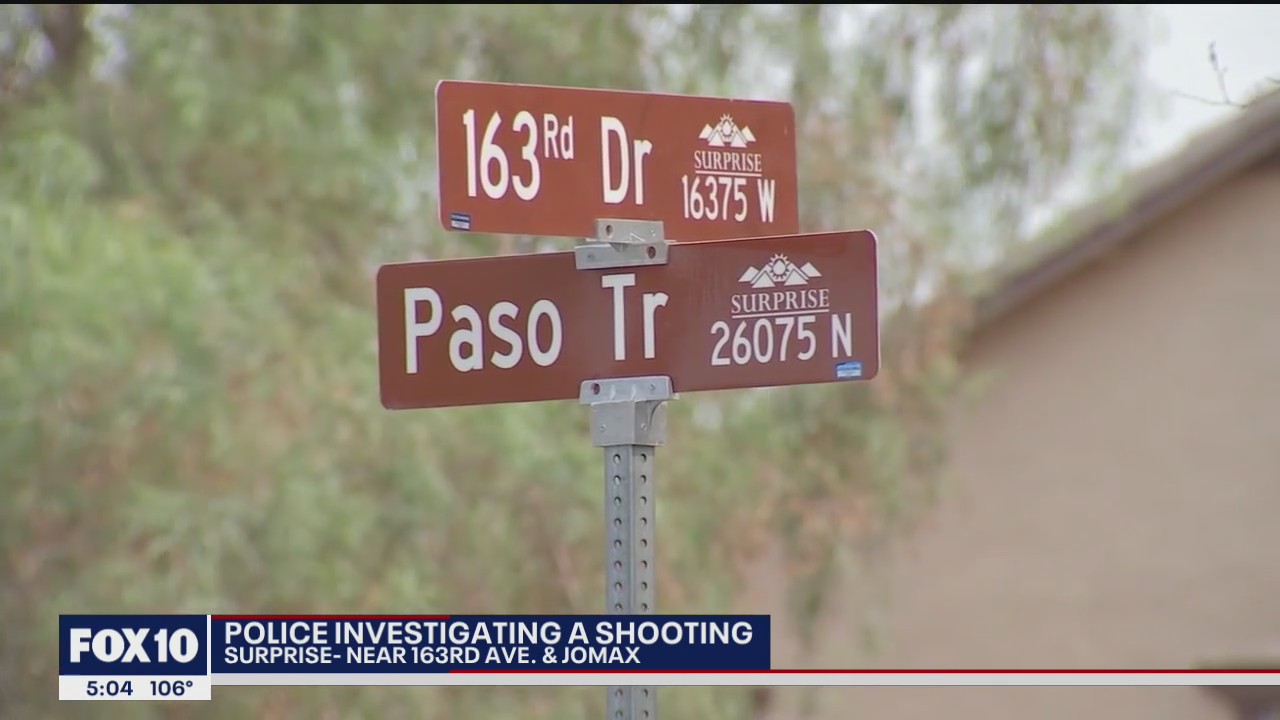 Surprise Police investigating 'isolated' shooting