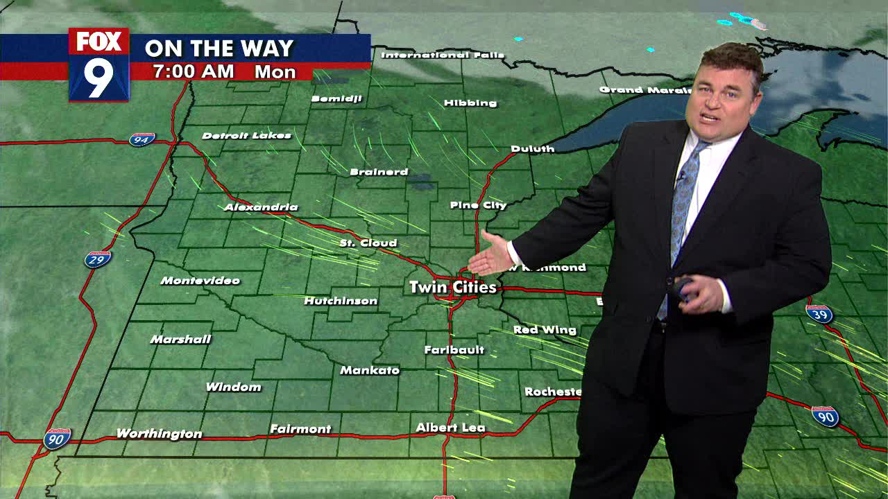 Monday's mid-day forecast: Plenty of sun!