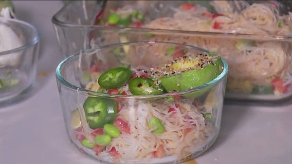 Creamy and cold vermicelli noodle recipe from FOX 7's Tierra Neubaum