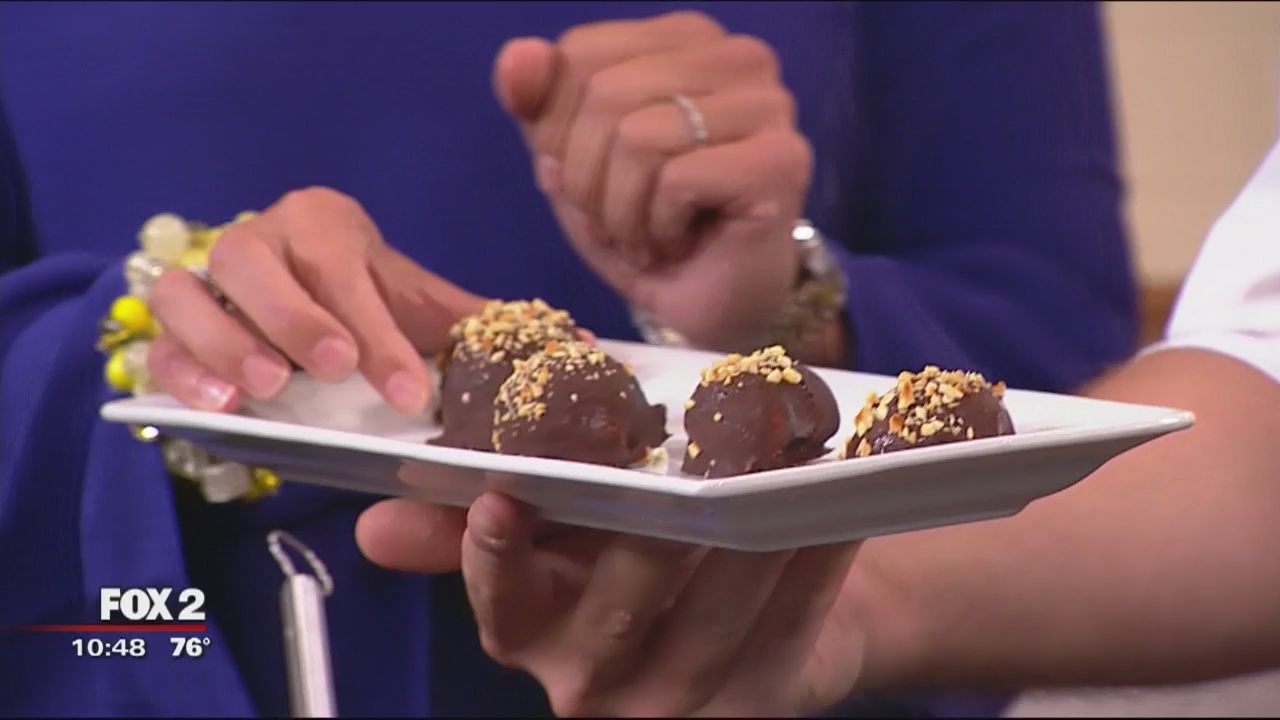 The Cheesecake Factory's chocolate hazelnut cheesecake truffles