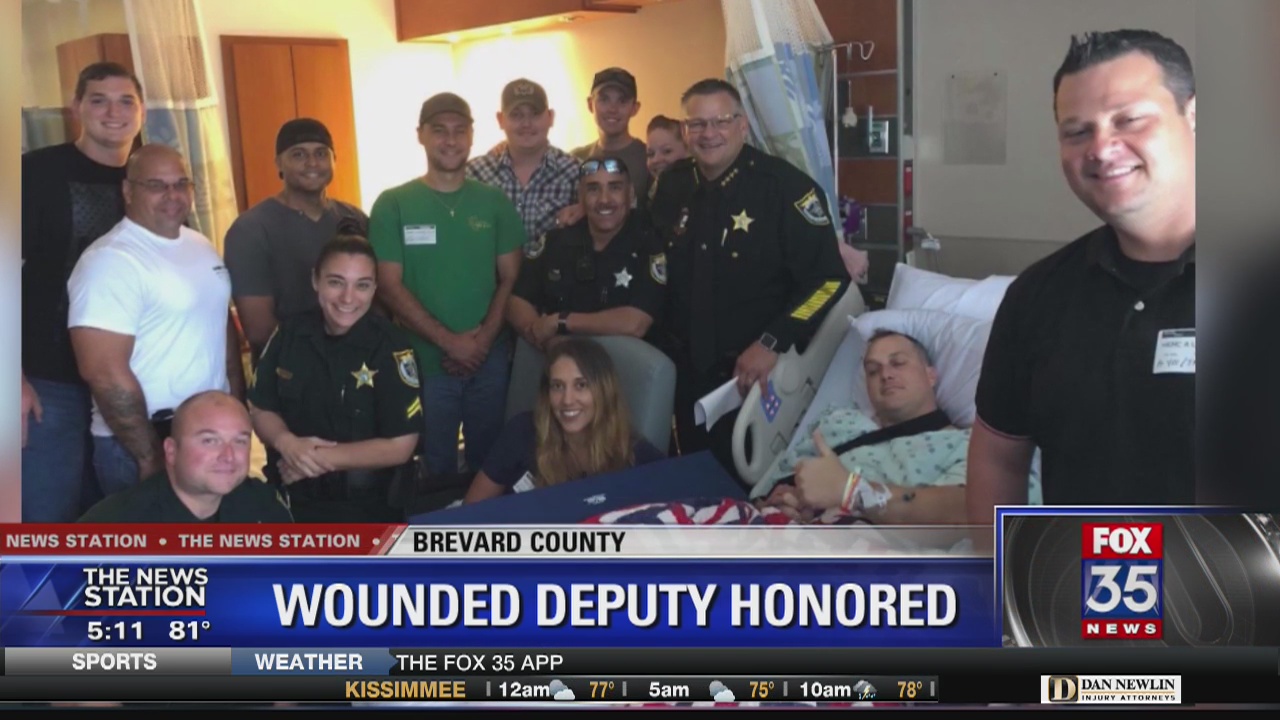 Wounded deputy honored with free cruise