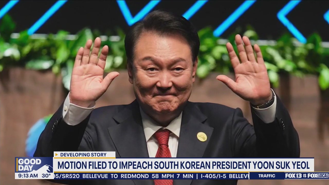 Motion filed to impeach South Korean President Yoon Suk Yeol