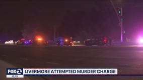 Man charged with attempted murder after trying to run over two police officers