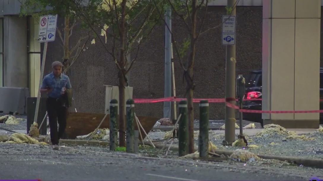 Deadly storm aftermath in downtown Houston