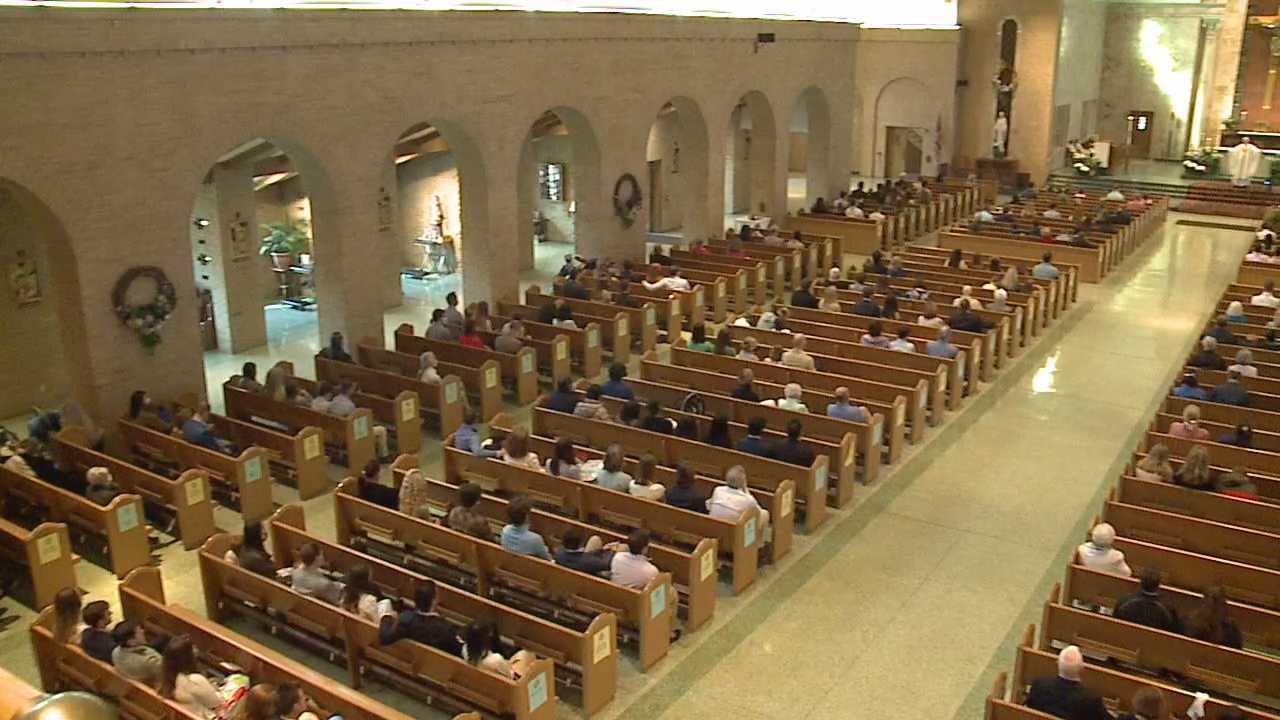 Easter Mass celebrated in person after year of livestreams