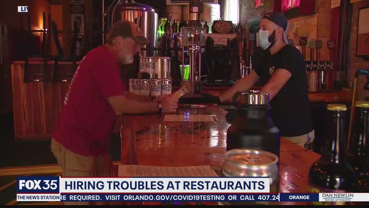 Some restaurants having trouble hiring