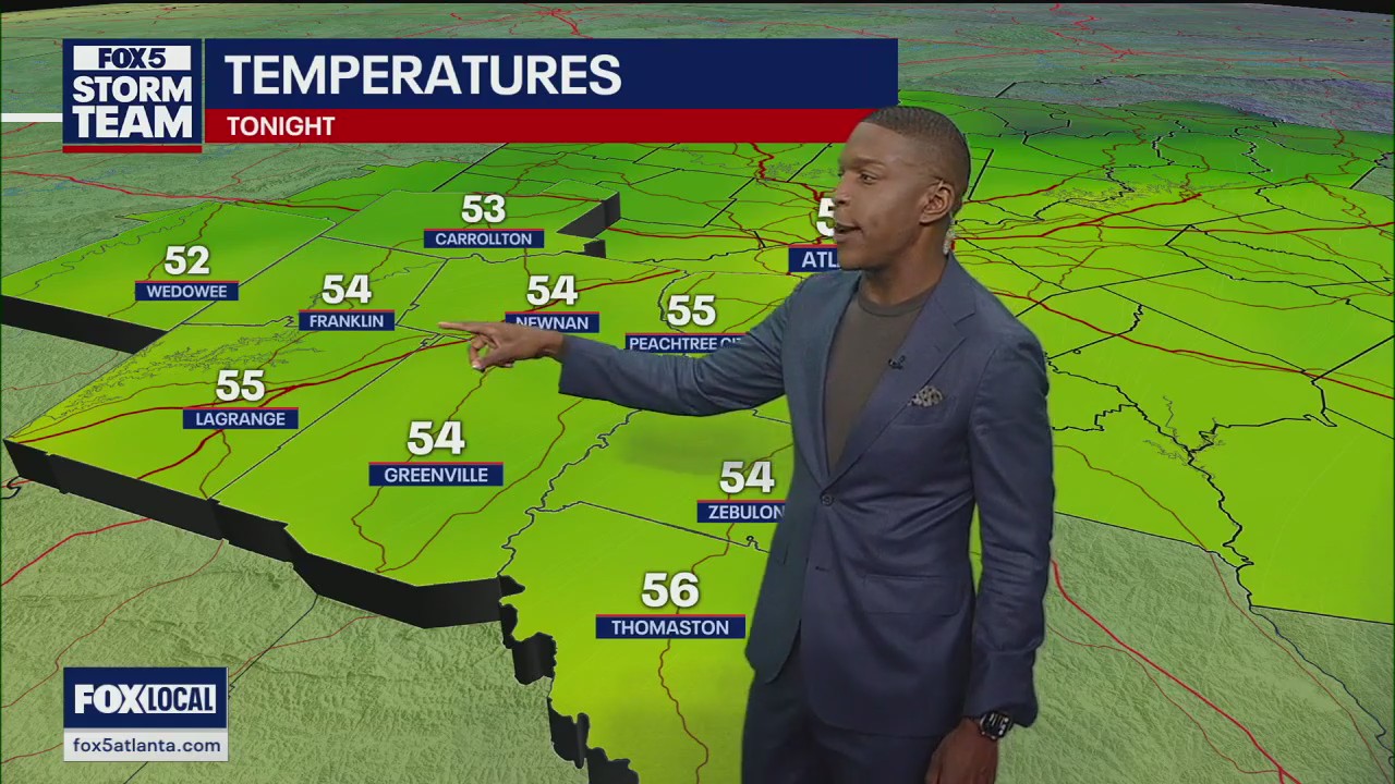 Friday midday forecast