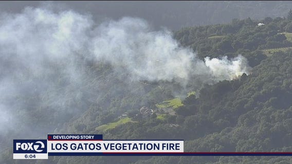 Brush fire ignites in Los Gatos