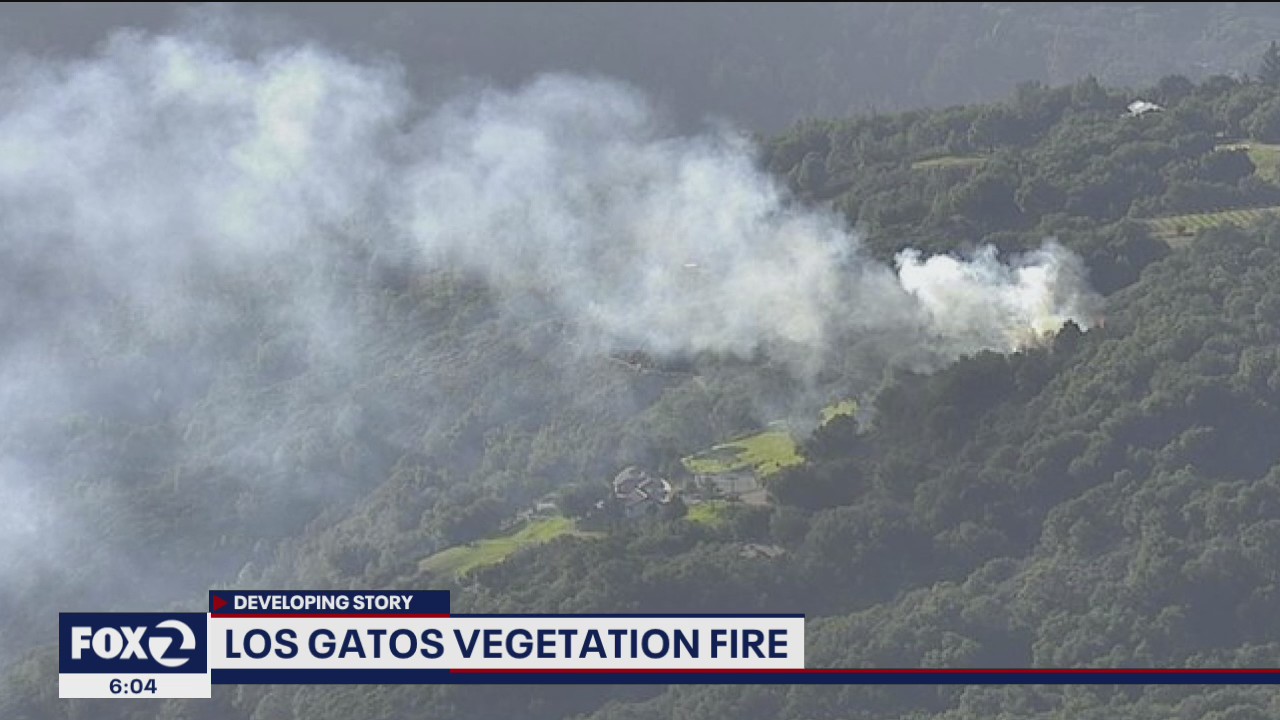 Brush fire ignites in Los Gatos