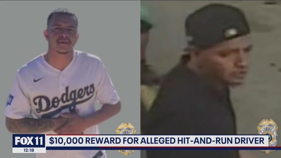 $10,000 reward for alleged hit-and-run driver