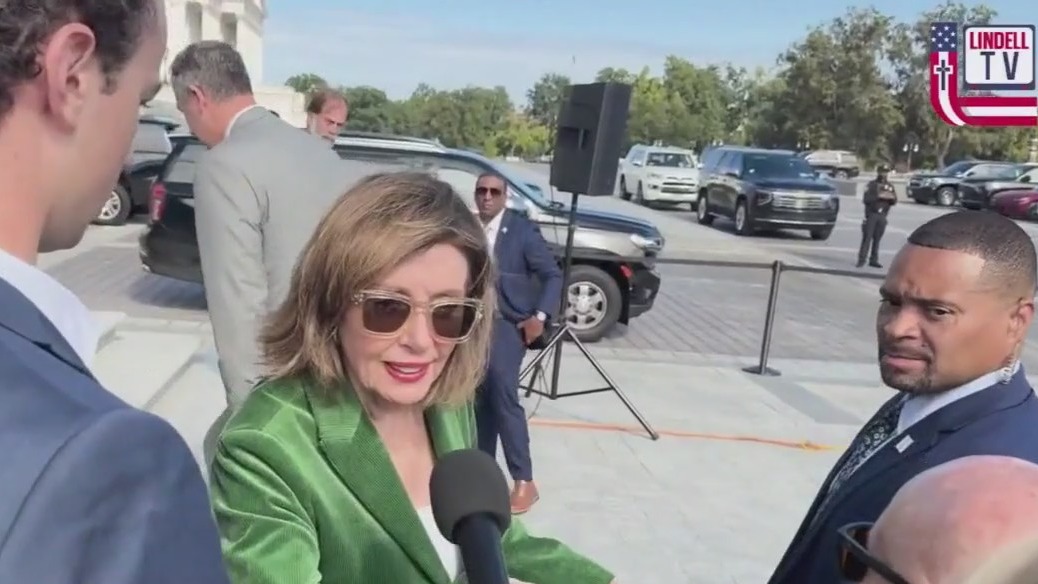 Nancy Pelosi snaps at reporter "shut up"