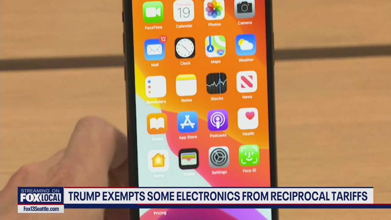 Trump exempts some electronics from reciprocal tariffs