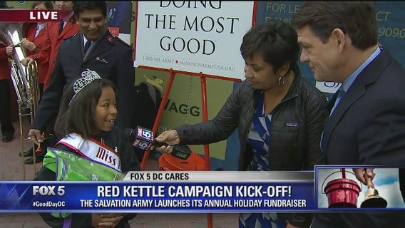 FOX 5 DC CARES: Salvation Army Red Kettle Campaign Kick-Off