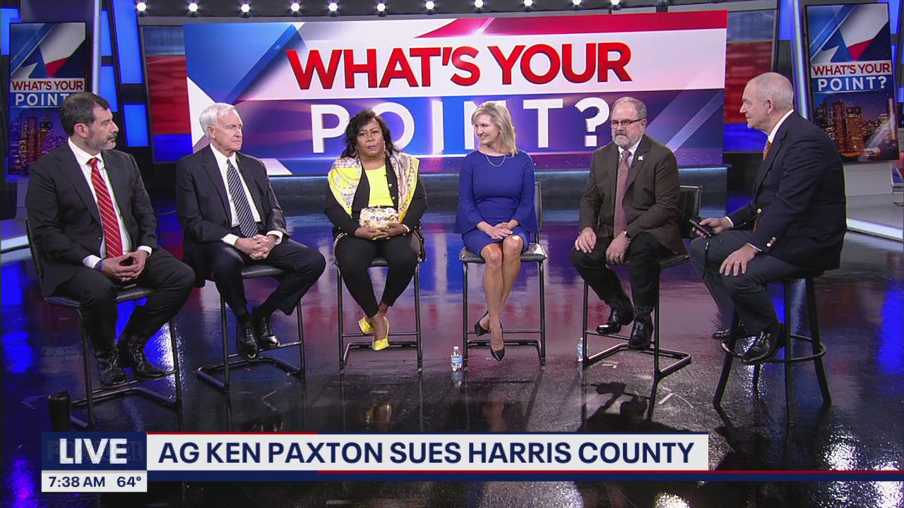 Texas AG Ken Paxton sues Harris County | What's Your Point?