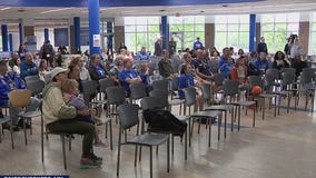 Hopkins HS hosts watch party for Paige Bueckers WNBA debut