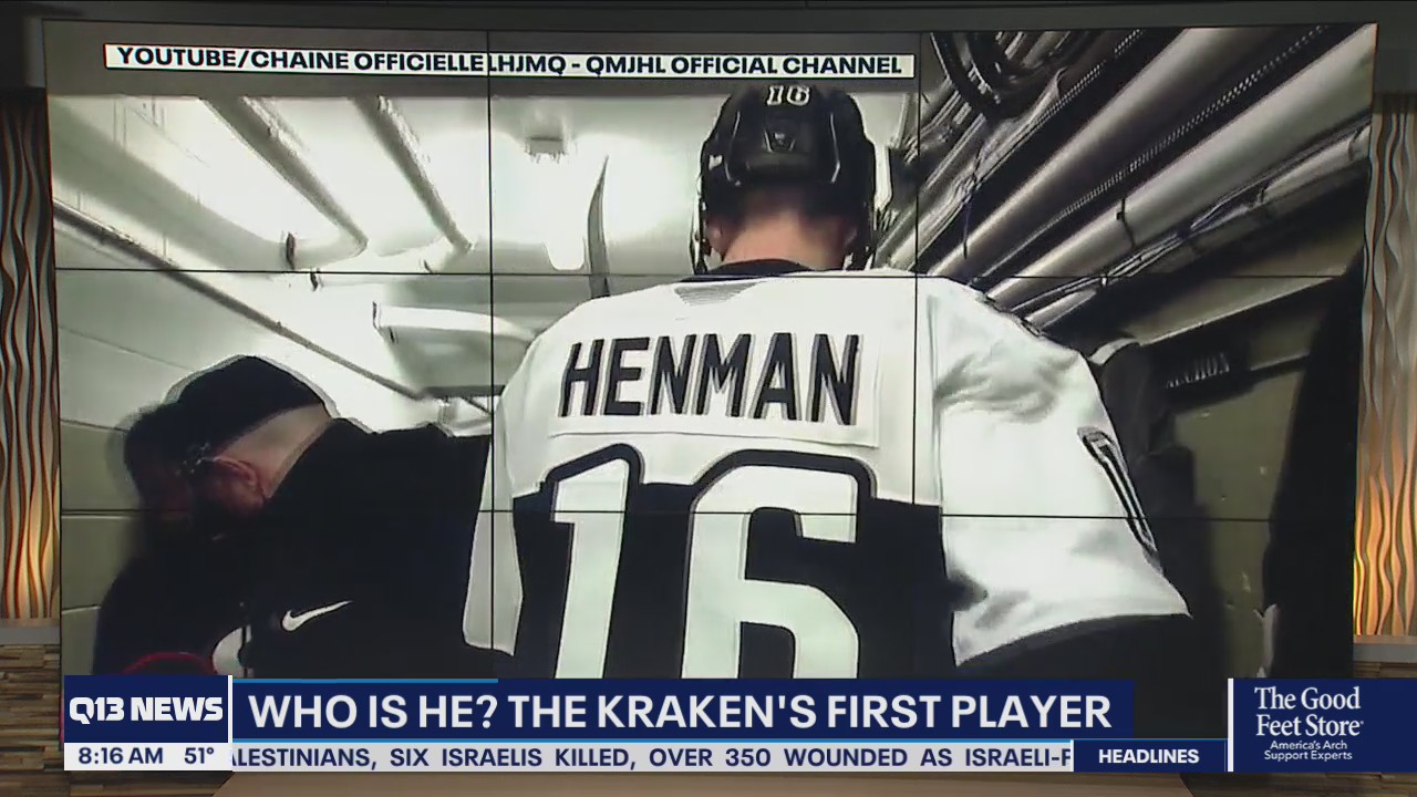 Seattle Kraken make first signing, ink Luke Henman to 3-year deal