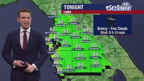 Tampa weather | Cool and breezy conditions