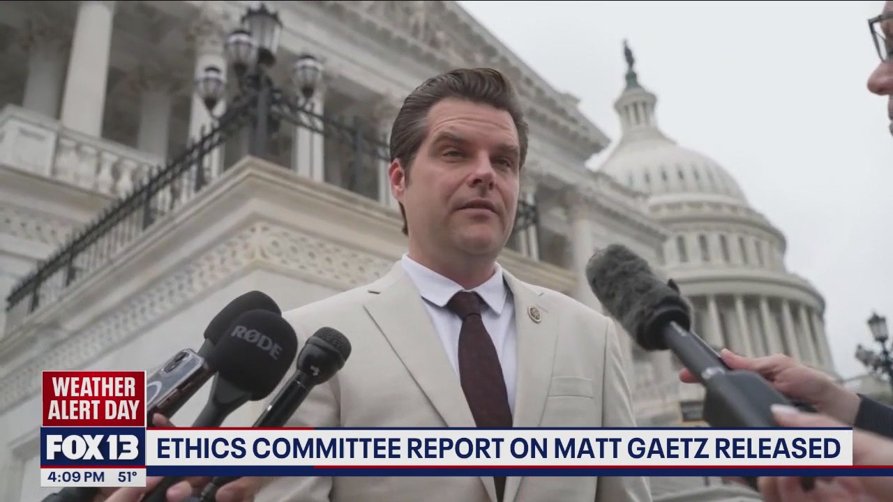 Ethics committee report on Matt Gaetz released