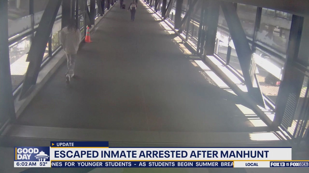 Escaped inmate arrested in Seattle after manhunt