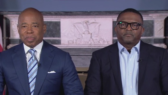 Mayor Adams and Gun Czar Mitchell