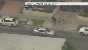 Police chase ends in Koreatown