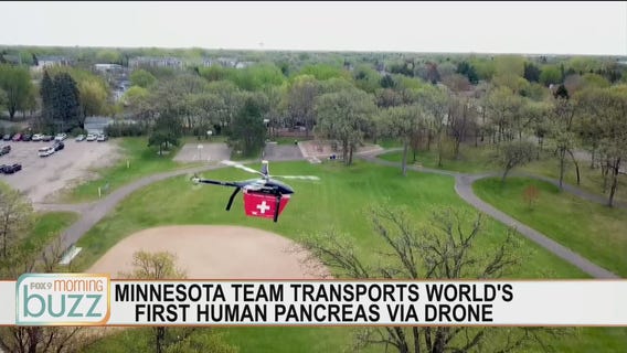 Minnesota team transports first human pancreas by drone