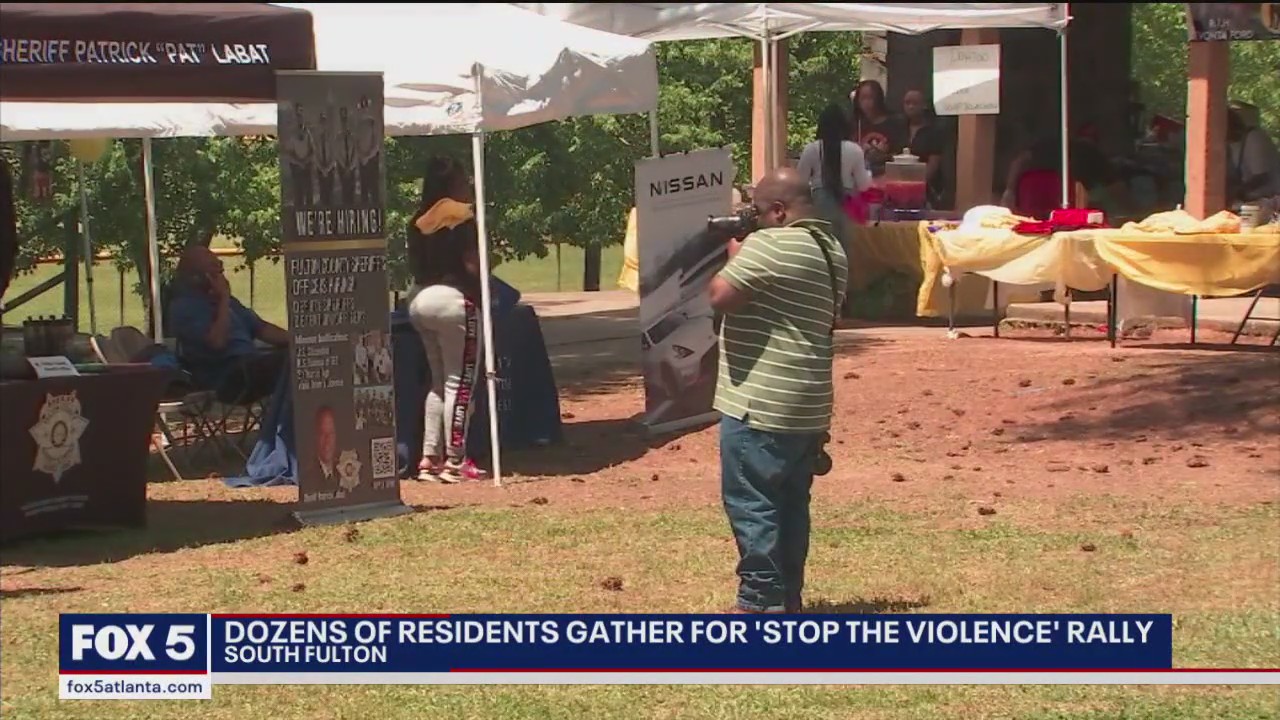 'Stop the Violence' rally in South Fulton | FOX 5 Atlanta