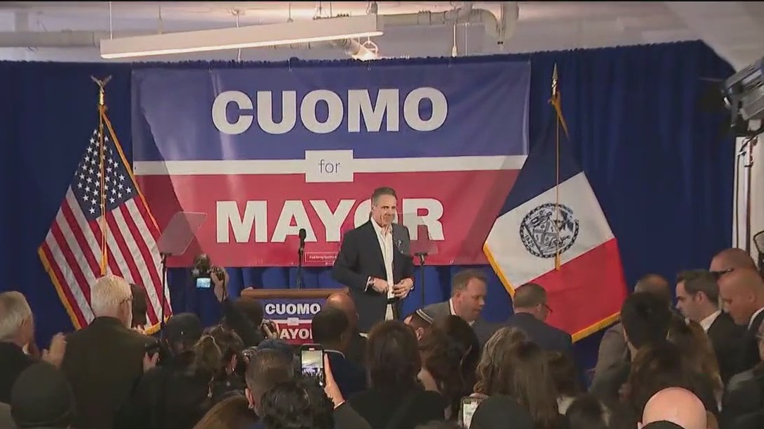 Cuomo makes 1st campaign stop in NYC mayoral race