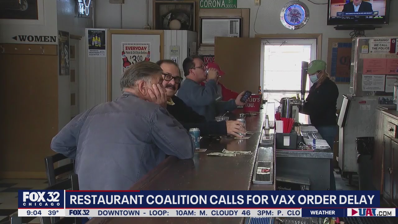 Chicago restaurants calling for delay in vaccine mandate