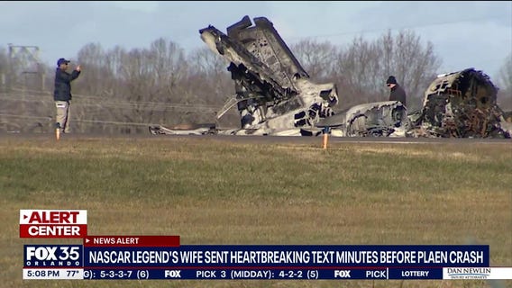 Heartbreaking text from Greg Biffle's wife before crash