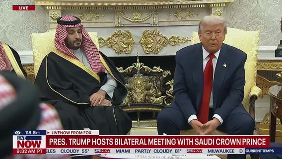 Trump: Saudi Crown Prince to invest nearly $1 trillion