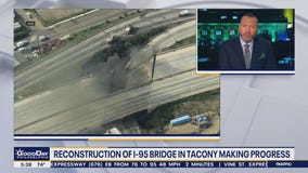 Reconstruction of I-95 bridge making progress