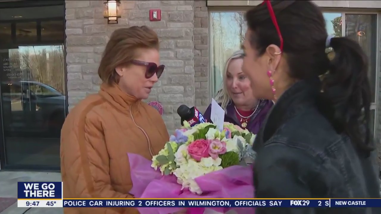 Local shop surprises loyal customer on Valentine's Day