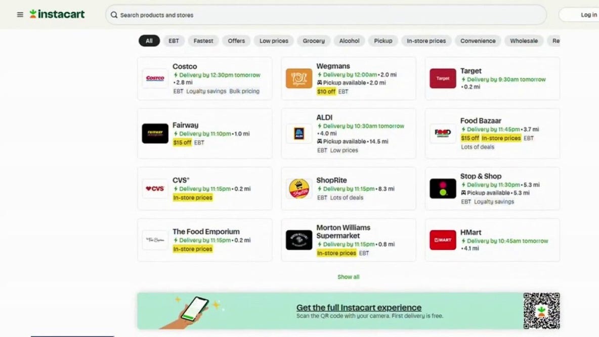 Instacart ordered to refund $60 million to customers for 'deceptive practices'