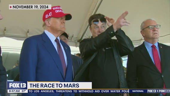 Donald Trump, Elon Musk on the race to Mars