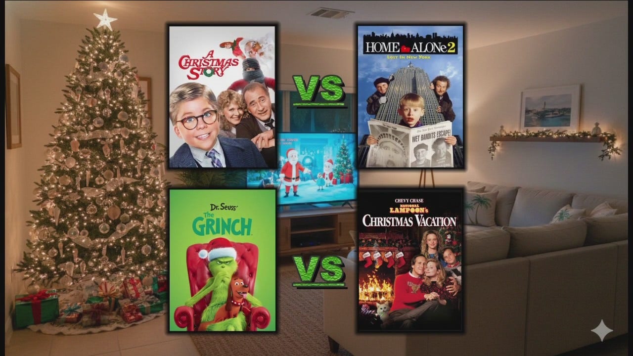 Sugar Plum Sweet 16: Which Christmas movie classics advance?
