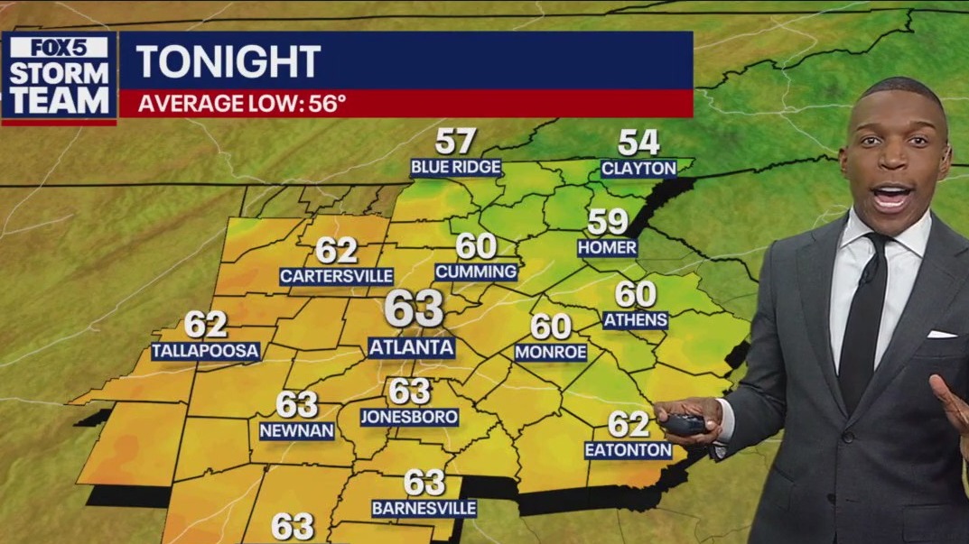 Monday evening forecast