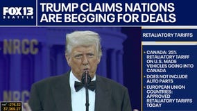 Trump says other countries are begging for tariff deals