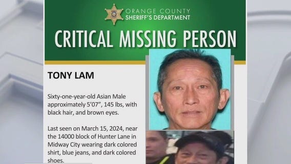 Search for kidnapped OC 61-year-old man