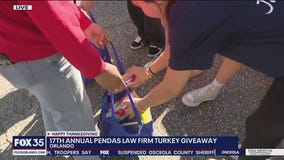 Pendas Law Firm holds annual turkey giveaway