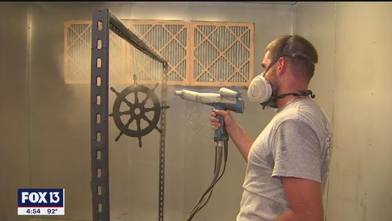 Colorful custom metal