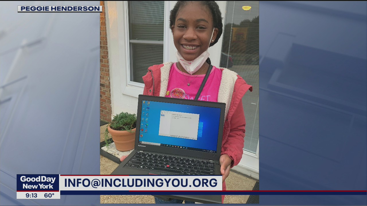Girl, 11, helps find tech for students