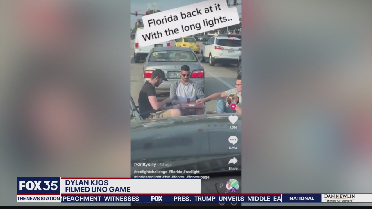 Video of men playing cards at red light goes viral