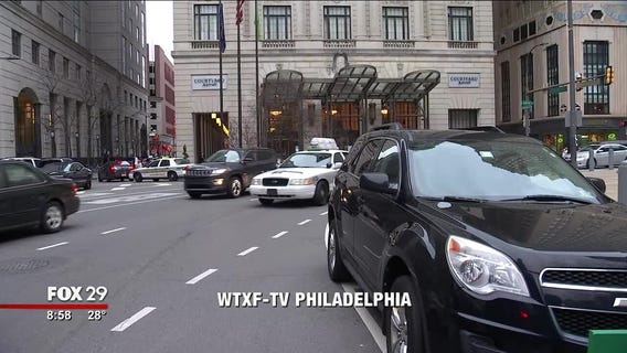 Lombardi Trophy arrives at city hall